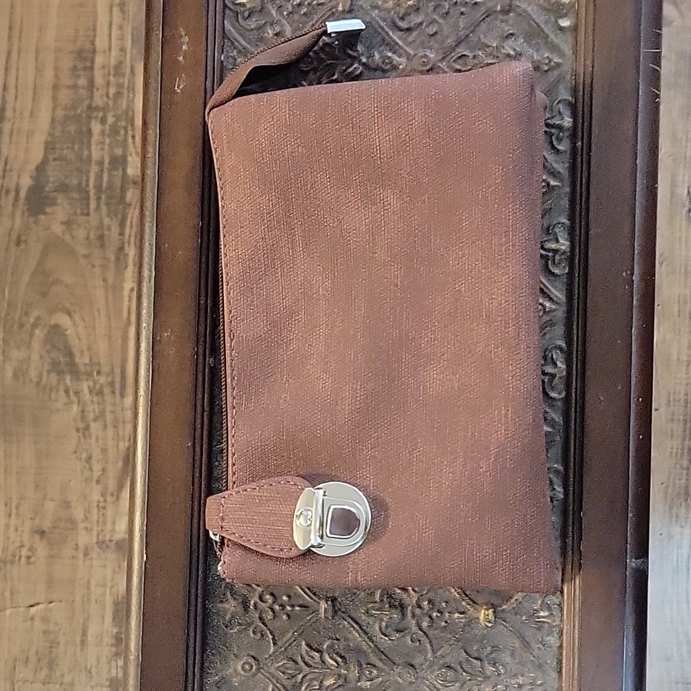 Caracol Textured Faux Leather Crossbody Wristlet